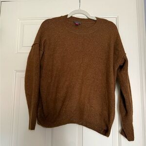Vince Camuto Men's Tan Crewneck Sweater